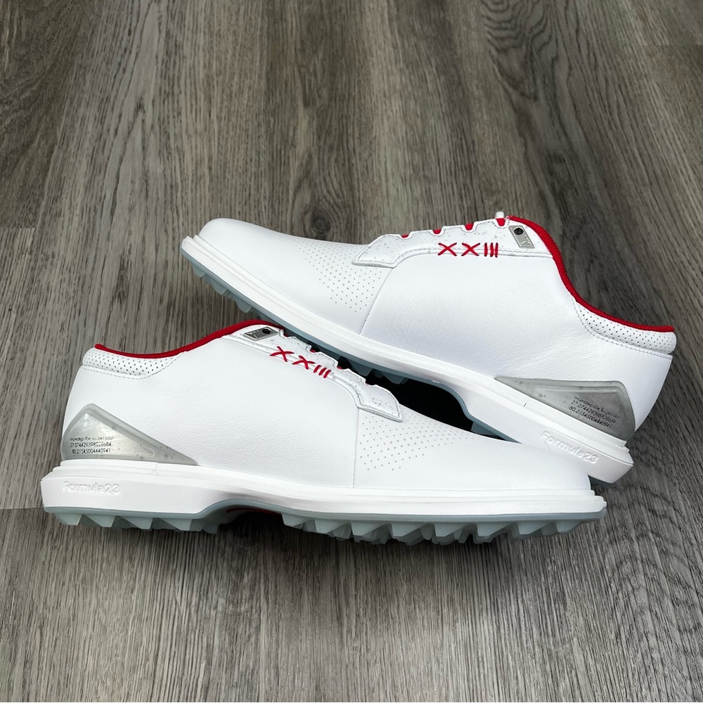 New Nike Air Jordan ADG 5 Mens Size 10 Golf Shoes White Fire Red FQ7874-101 - Picture 2 of 8